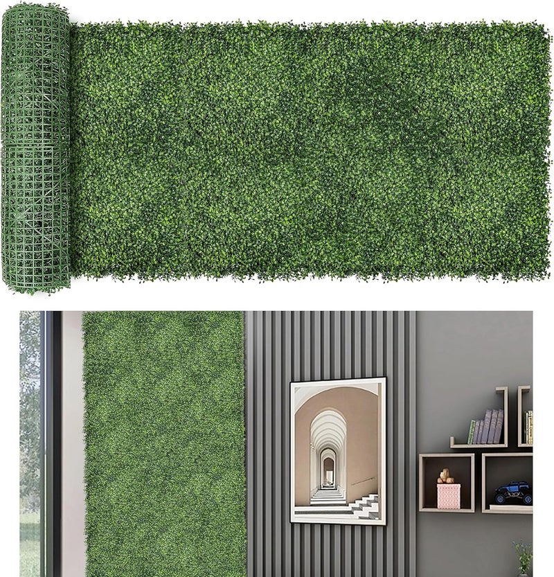 NETAP Faux Ivy Privacy Fence Screen, 40"x120" (1pcs) 4-Layer Artificial Boxwood Grass Wall Panels Greenery Backdrop for Garden, Backyard and Wall Decor - Image 1